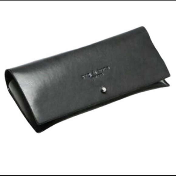 Rag & Bone Black Semi Soft Glasses Case and Pouch - Picture 7 of 7
